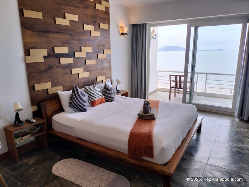 Saravoan Hotel and Restaurant in Kep, Cambodia.