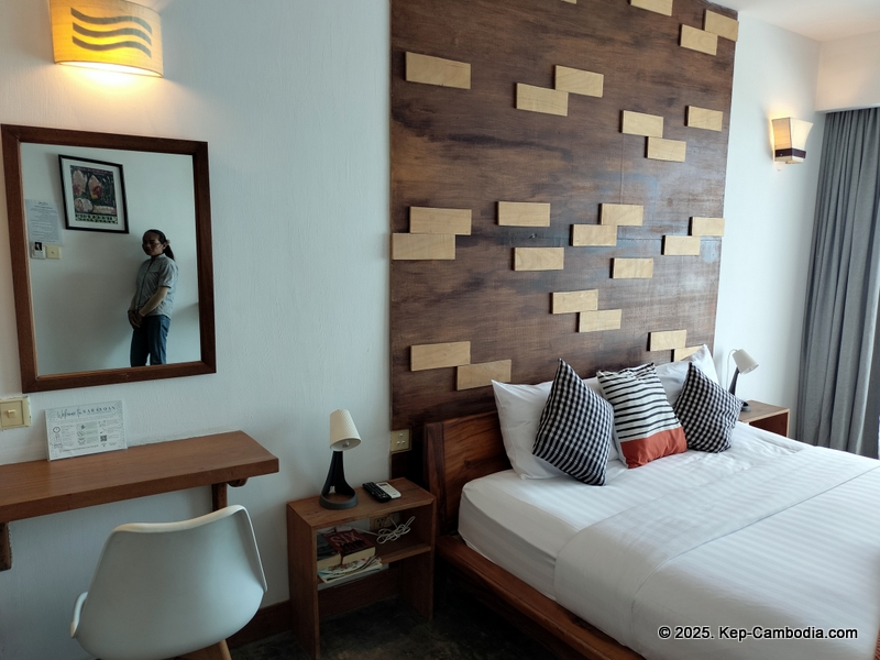 Saravoan Hotel and Restaurant in Kep, Cambodia.