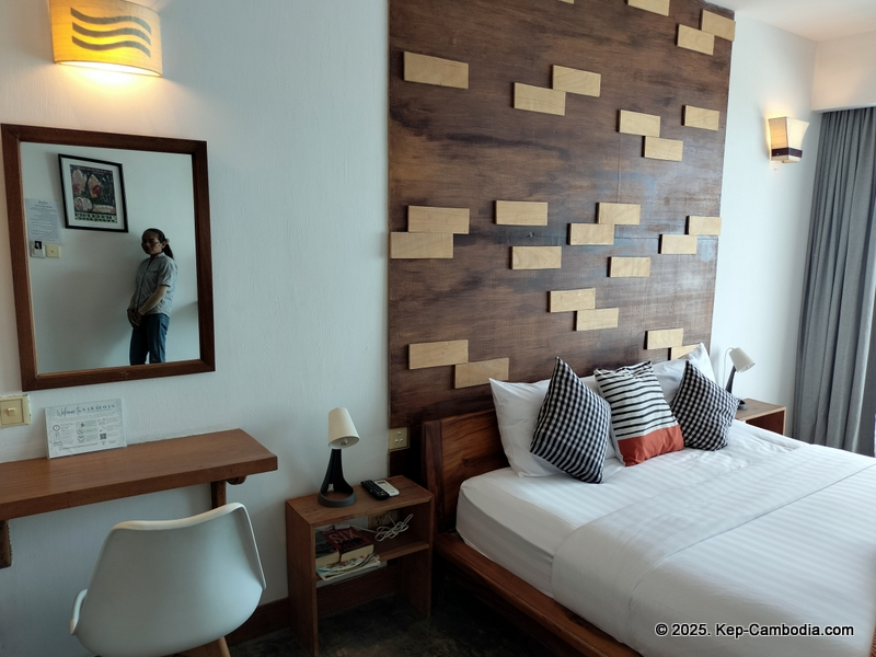 Saravoan Hotel and Restaurant in Kep, Cambodia.