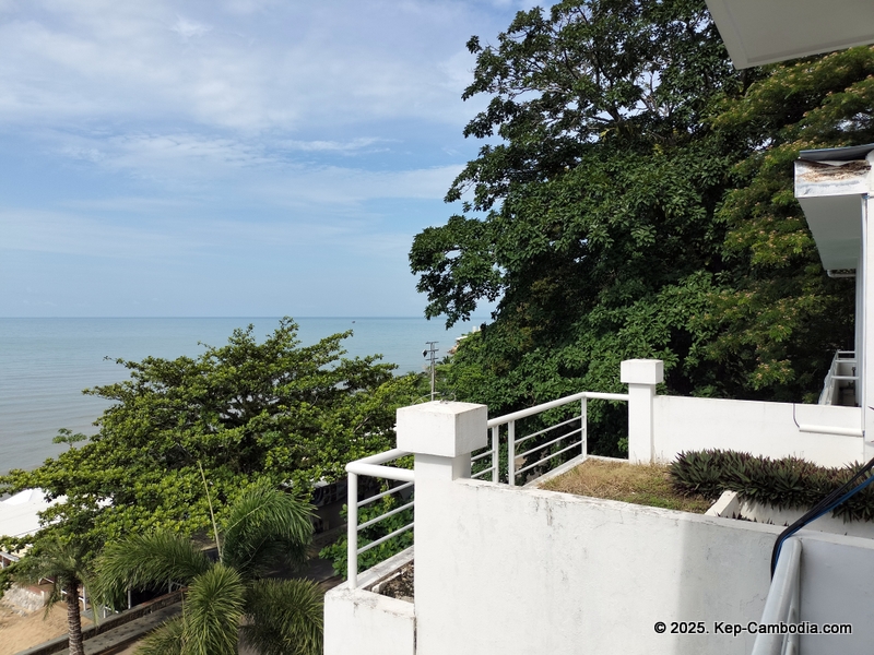 Saravoan Hotel and Restaurant in Kep, Cambodia.
