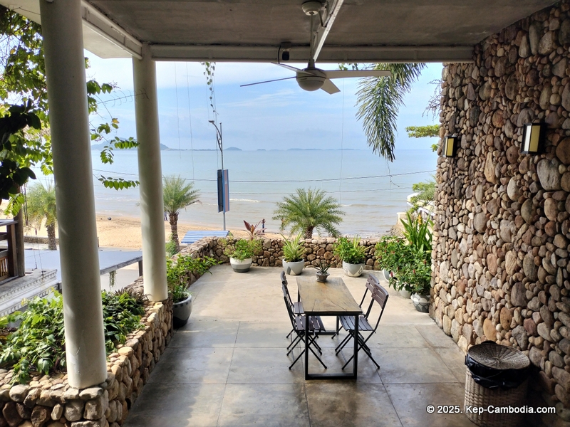 Saravoan Hotel and Restaurant in Kep, Cambodia.