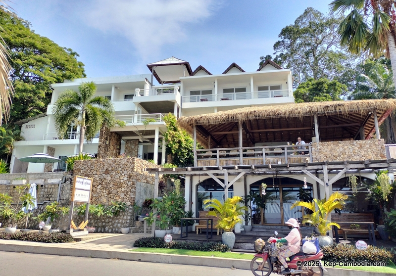 Saravoan Hotel and Restaurant in Kep, Cambodia.