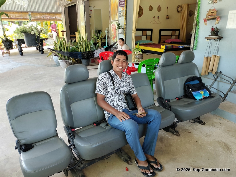 Oudom Panha Kep Travel & Tours. Kep Motorbike and bicycle rental in Kep, Cambodia.