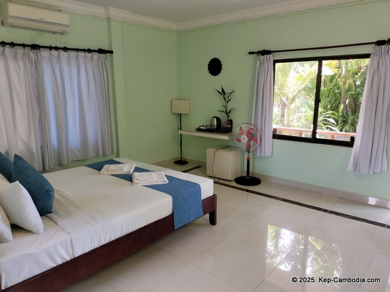 Bird's of Paradise in Kep, Cambodia. hotel.
