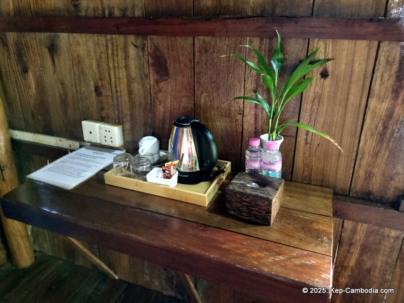 Bird's of Paradise in Kep, Cambodia. hotel.