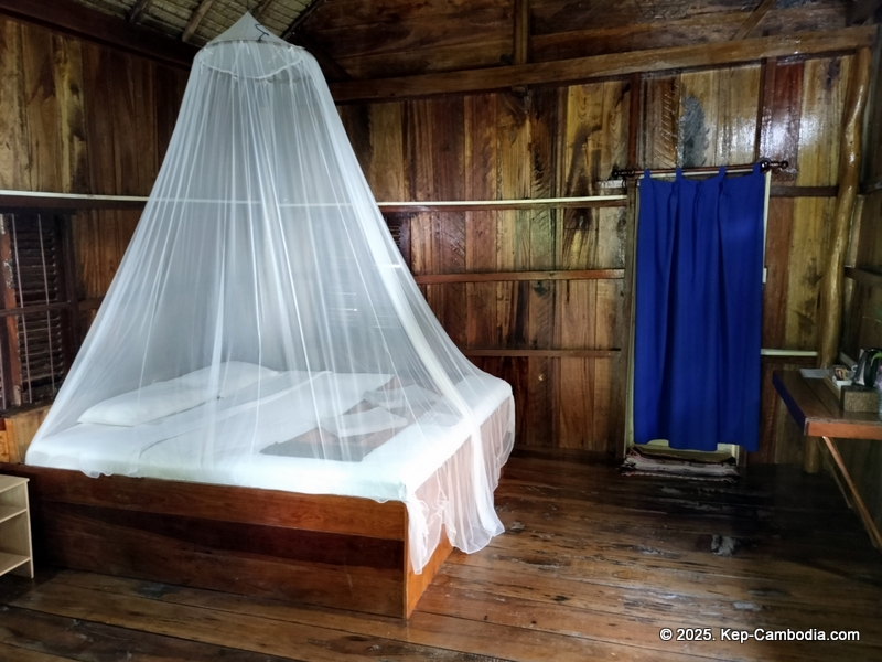 Bird's of Paradise in Kep, Cambodia. hotel.