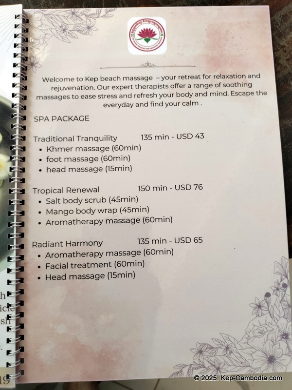 kep beach massage and training institute in cambodia