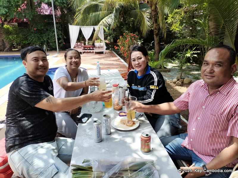 Vattanak Resort in Kep, Cambodia. Darica Resort