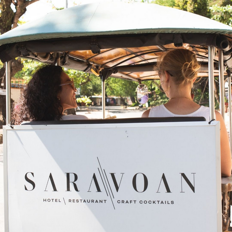 Saravoan Hotel and Restaurant in Kep, Cambodia.