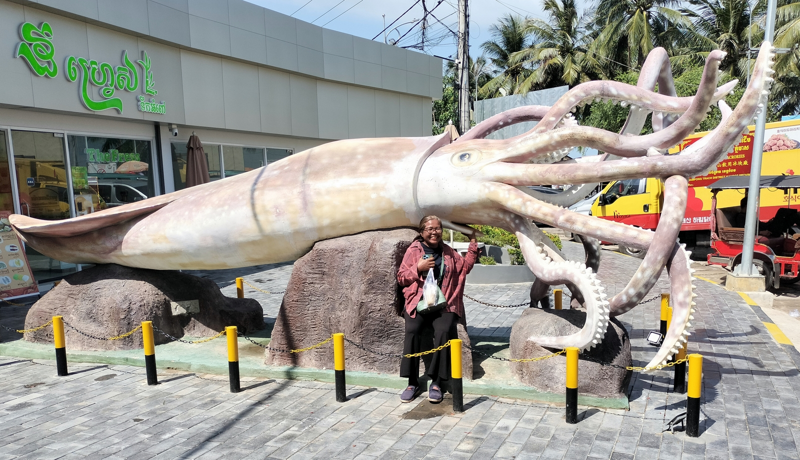 Kep Crab Market in Cambodia.