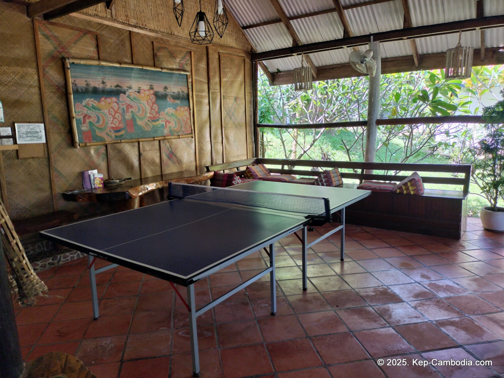 Kep Lodge Guesthouse & Restaurant in Kep, Cambodia.