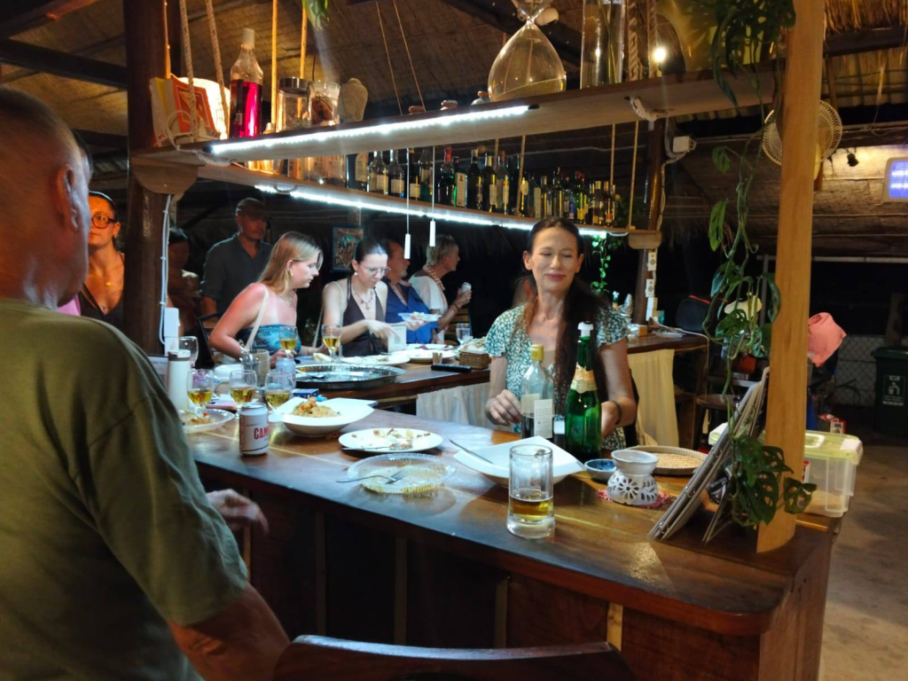 Surya Kep Restaurant and Bungalows in Kep, Cambodia.