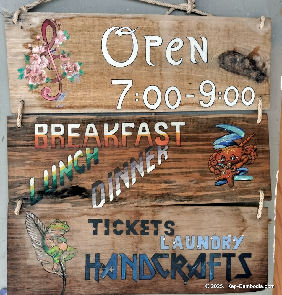 khmer hands arts cafe in kep, cambodia