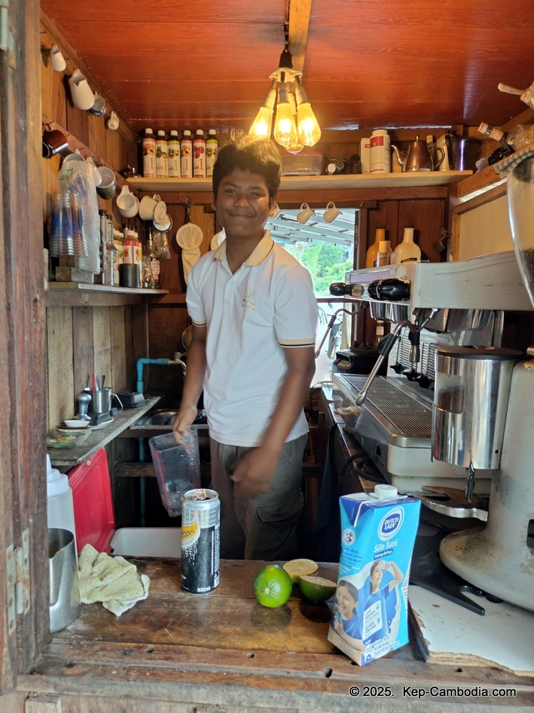 khmer hands arts cafe in kep, cambodia