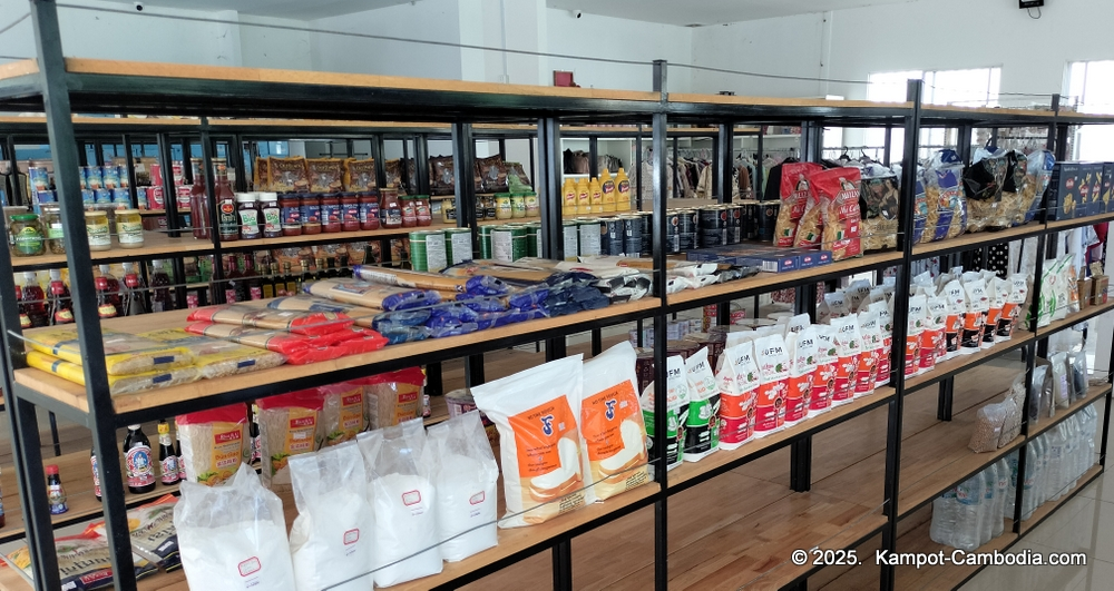 Sea Grocery in Kep, Cambodia.