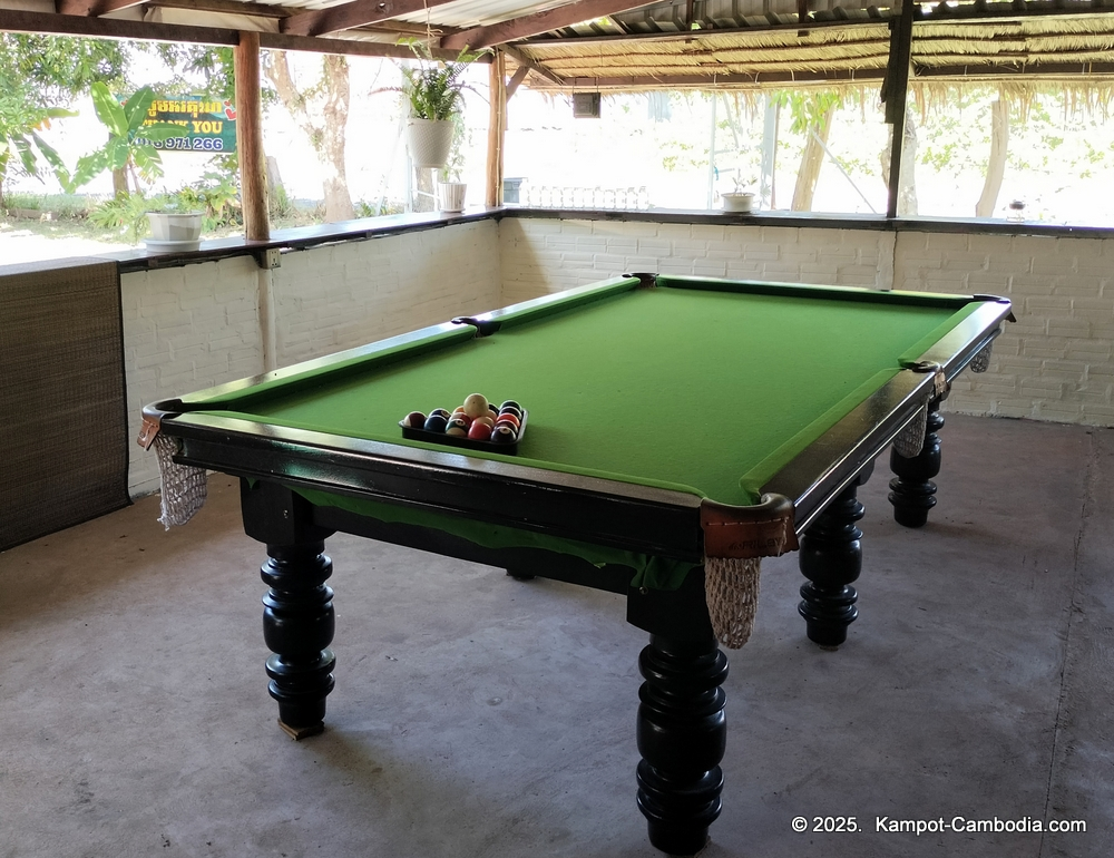 Surya Kep Restaurant and Bungalows in Kep, Cambodia.