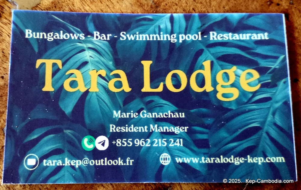Tara Lodge in Kep, Cambodia