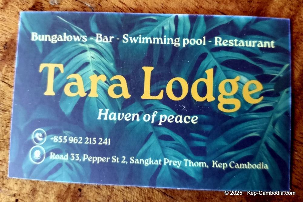 Tara Lodge in Kep, Cambodia