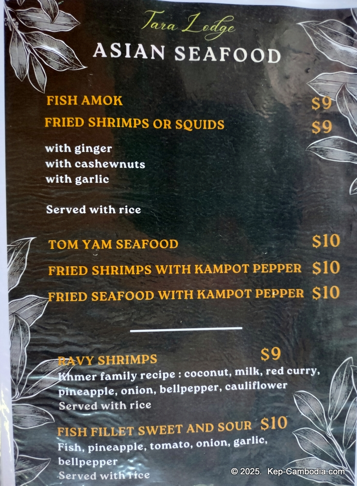 Tara Lodge in Kep, Cambodia