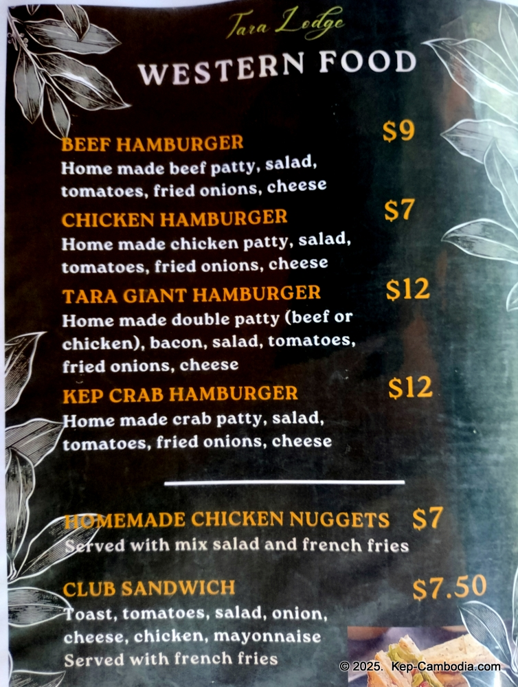 Tara Lodge in Kep, Cambodia