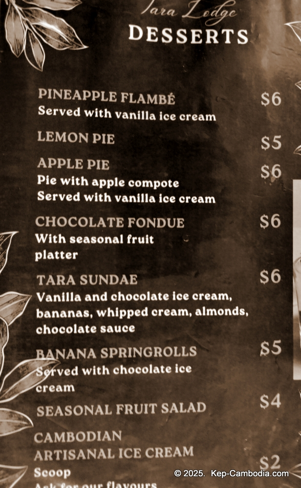 Tara Lodge in Kep, Cambodia