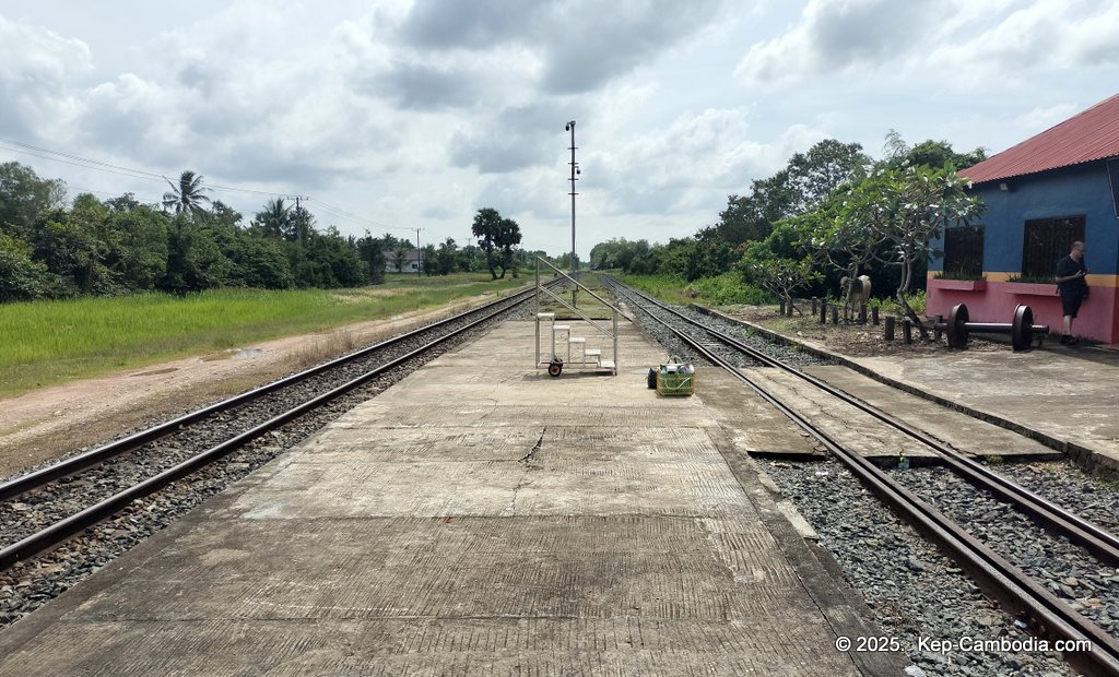 Kep Train Station in Kep, Cambodia