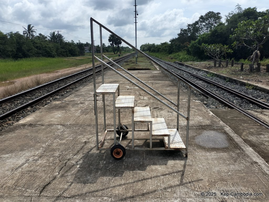 Kep Train Station in Kep, Cambodia