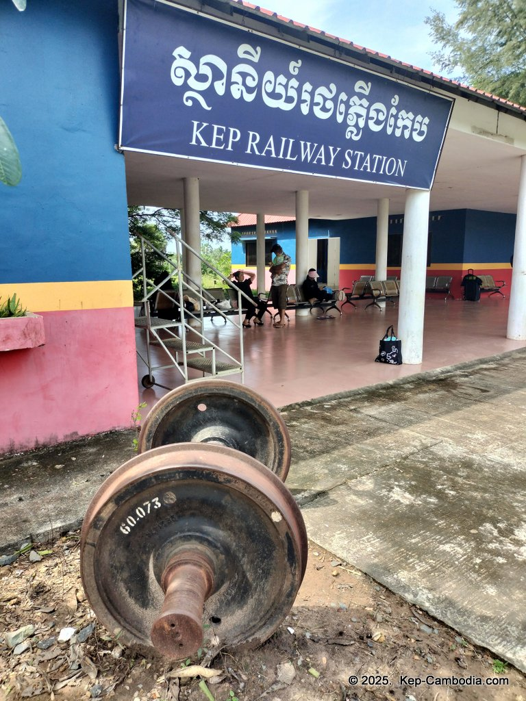 Kep Train Station in Kep, Cambodia
