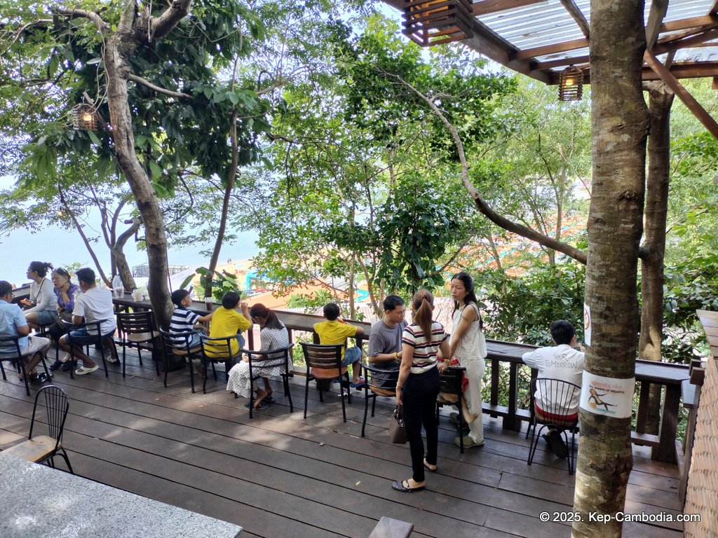 Zip Line Cafe in Kep, Cambodia.