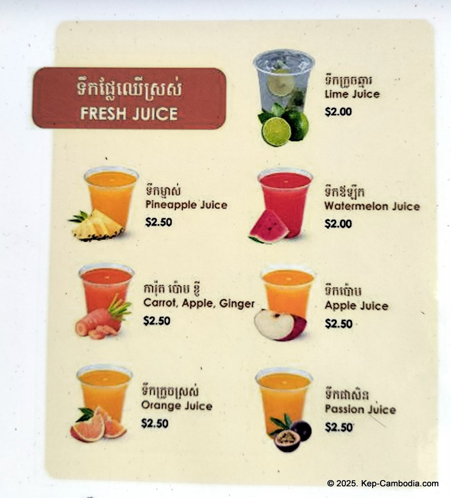 Zip Line Cafe in Kep, Cambodia.