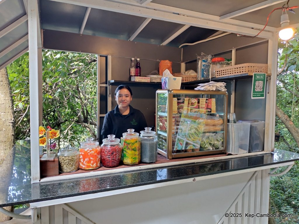 Zip Line Cafe in Kep, Cambodia.