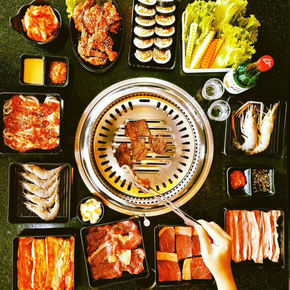 Charcoal BBQ and Cafe on the Kep Beach in Cambodia.