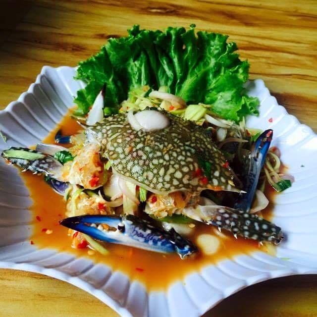 Charcoal BBQ and Cafe on the Kep Beach in Cambodia.