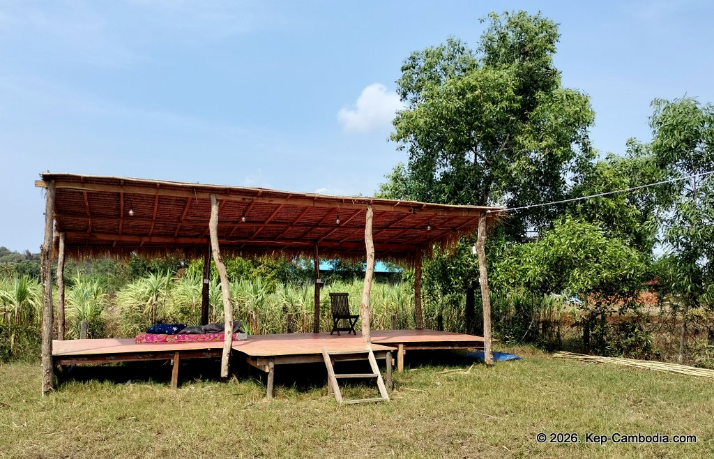 far out kep in kep, cambodia. backpacker hotel and restaurant