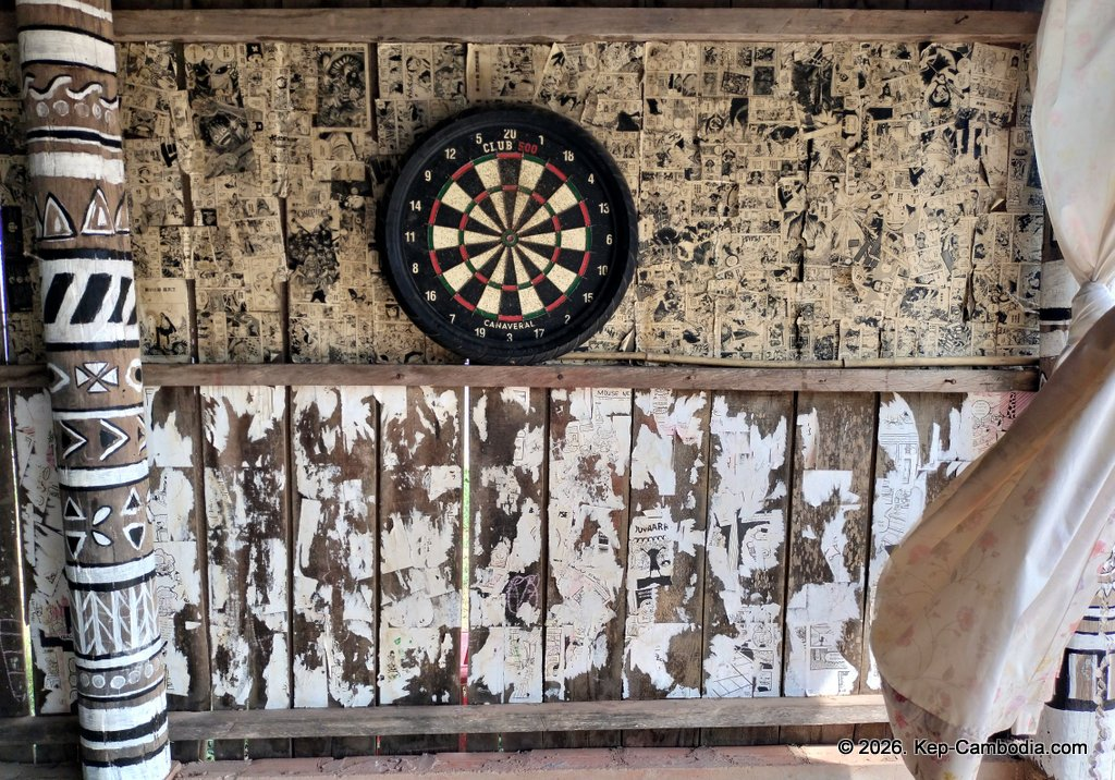 far out kep in kep, cambodia. backpacker hotel and restaurant