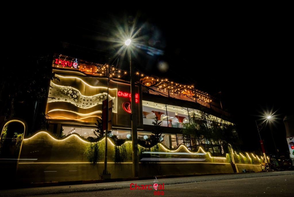 Charcoal BBQ and Cafe on the Kep Beach in Cambodia.
