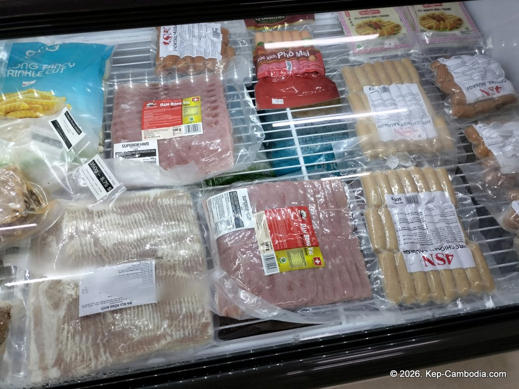 Mart 24h Grocery Store in Kep, Cambodia.