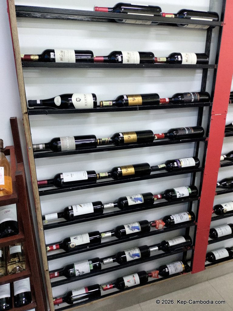 Mart 24h Grocery Store in Kep, Cambodia.