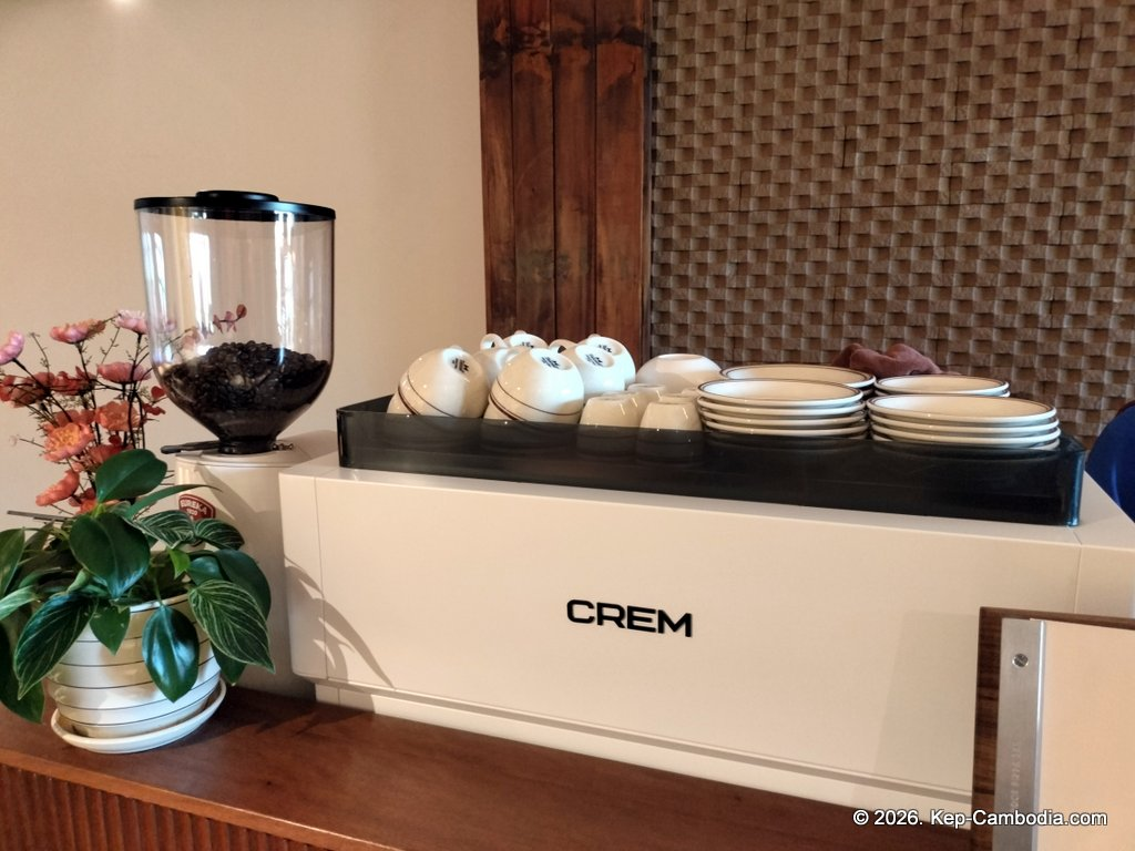 Proof Pizza Bar & Cafe in Kep, Cambodia.