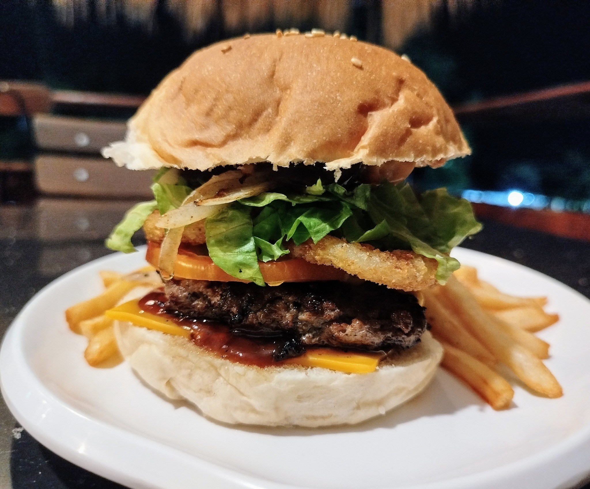 Sawadee Food Restaurant Burgers in Kep, Cambodia.