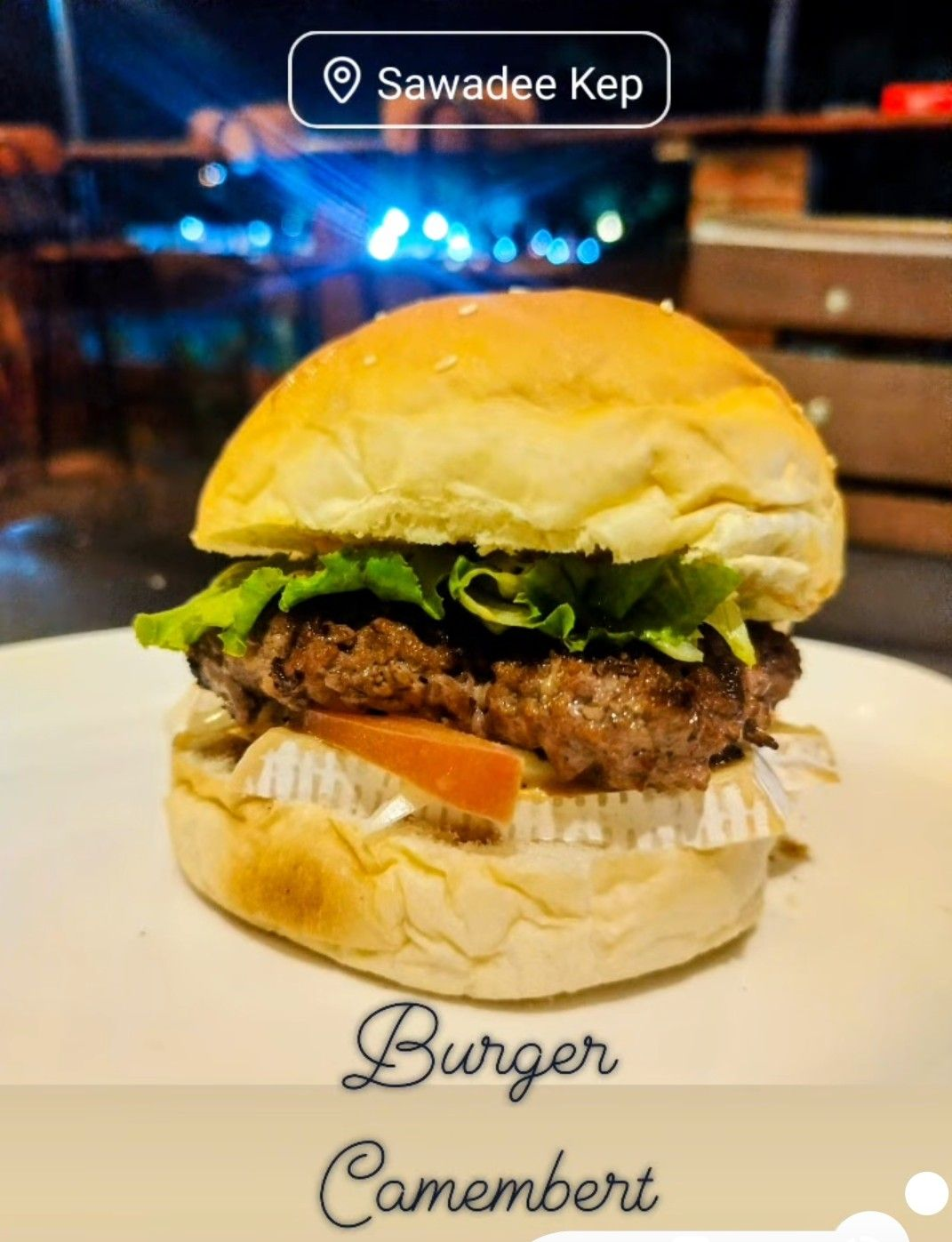 Sawadee Food Restaurant Burgers in Kep, Cambodia.