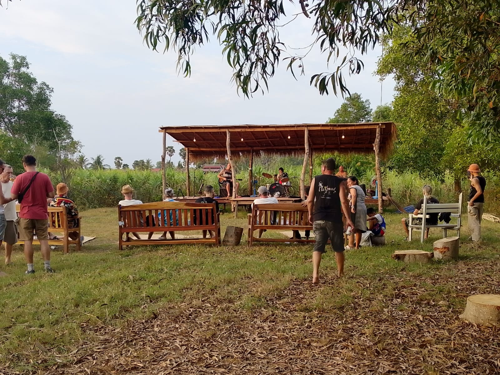 far out kep in kep, cambodia. backpacker hotel and restaurant