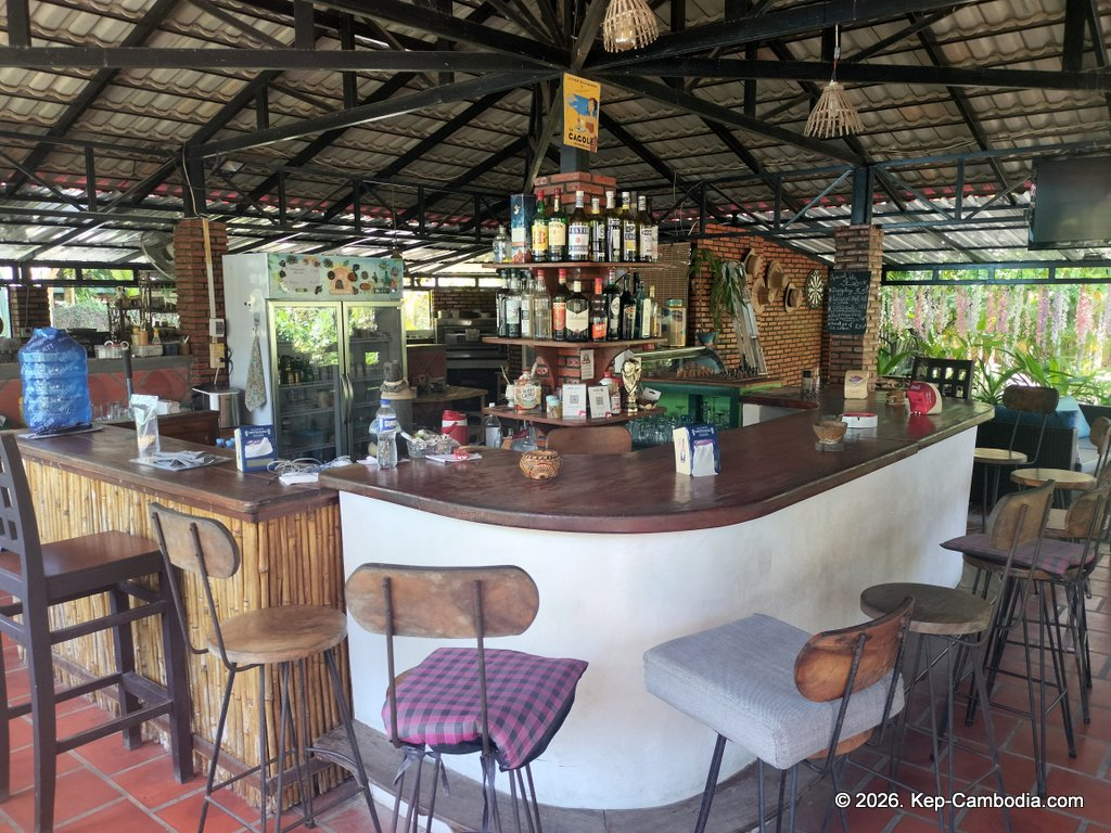 Les Papilles Enchantees in kep, cambodia