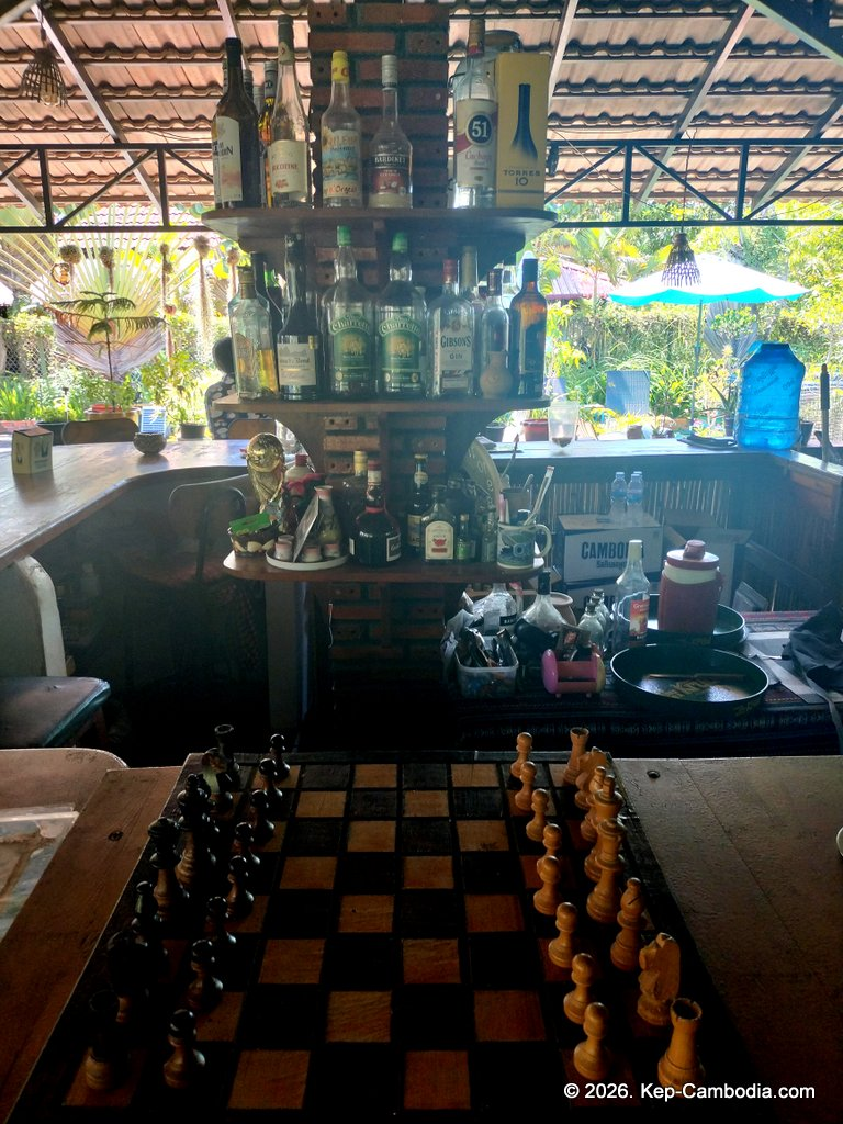 Les Papilles Enchantees in kep, cambodia