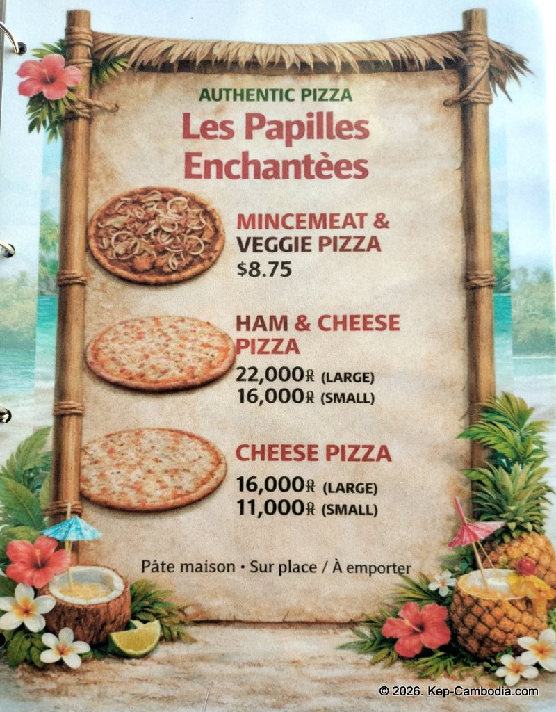 Les Papilles Enchantees in kep, cambodia
