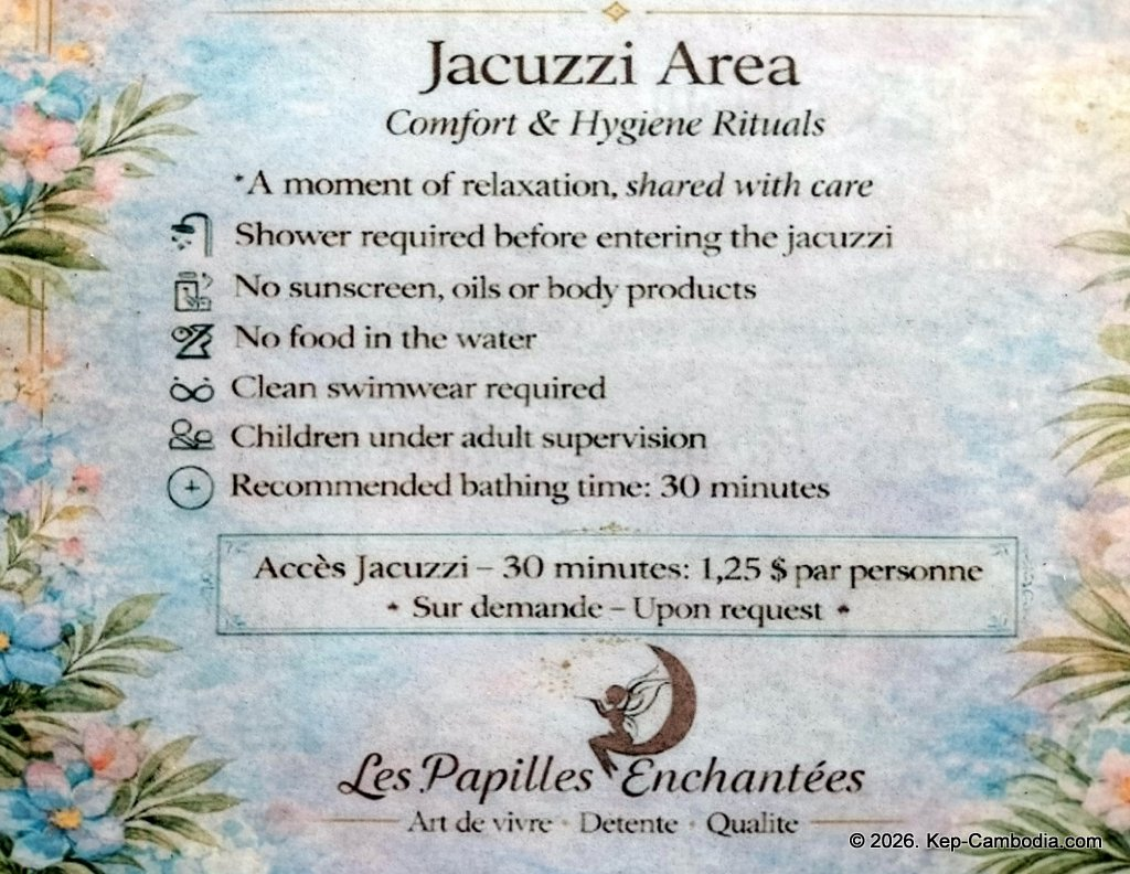 Les Papilles Enchantees in kep, cambodia