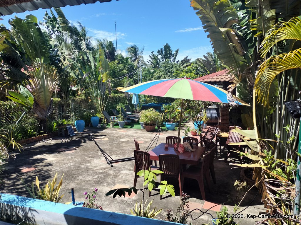 Les Papilles Enchantees in kep, cambodia