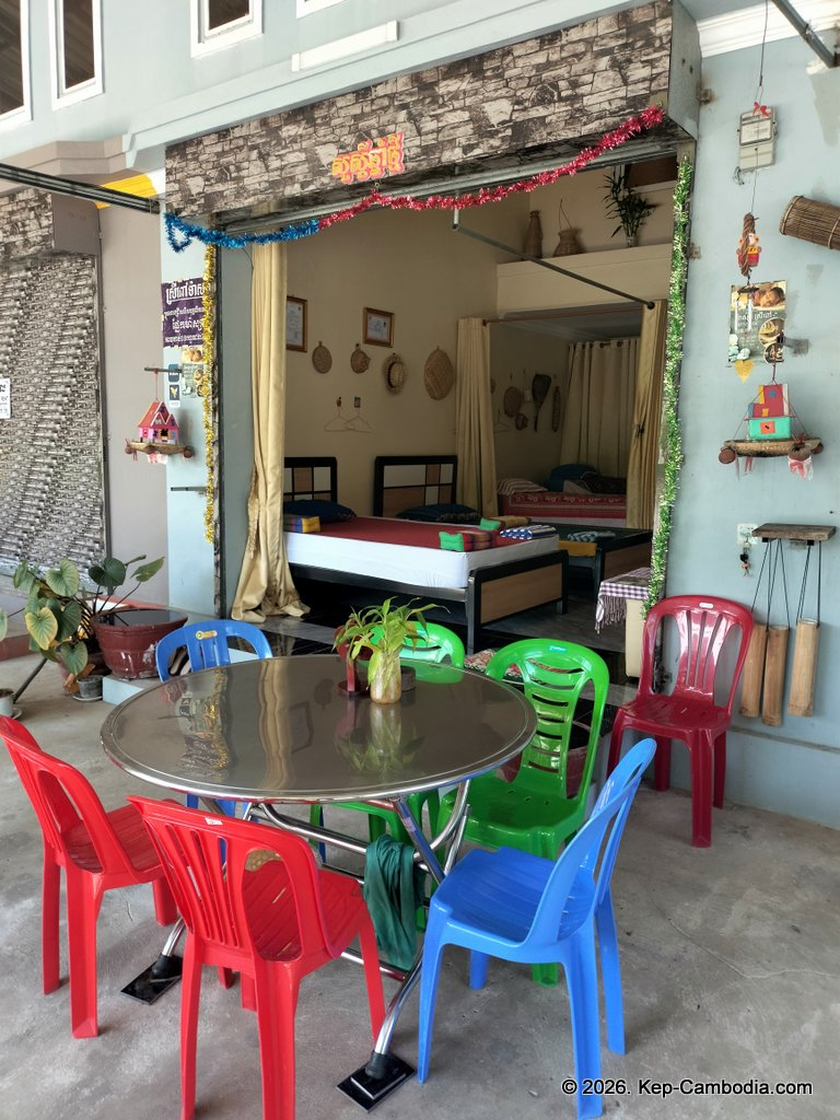 Srey Pov Massage in Kep, Cambodia.