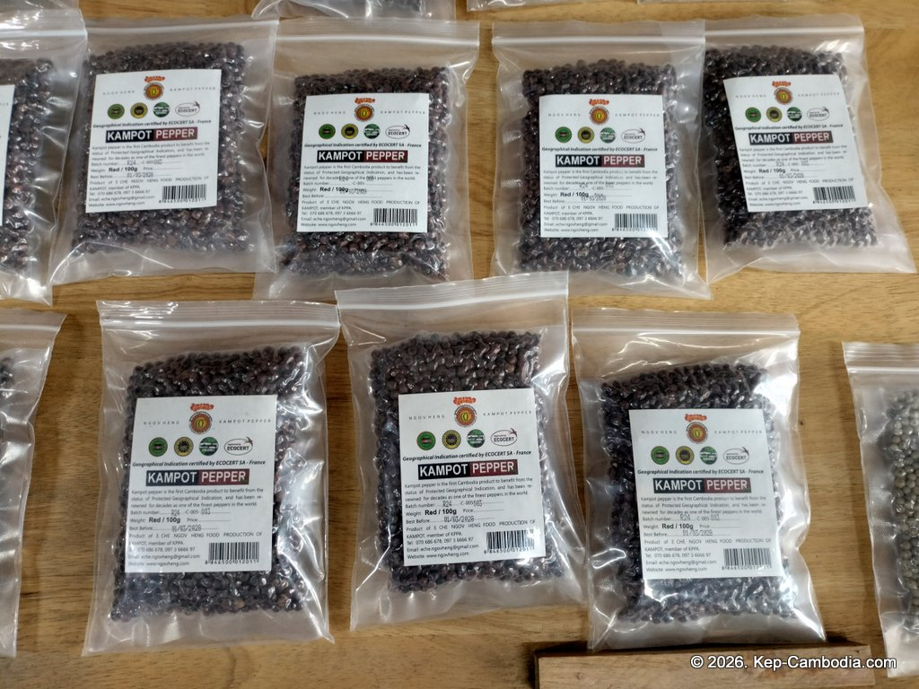 Ngov Heng Pepper Plantation in Kep, Cambodia