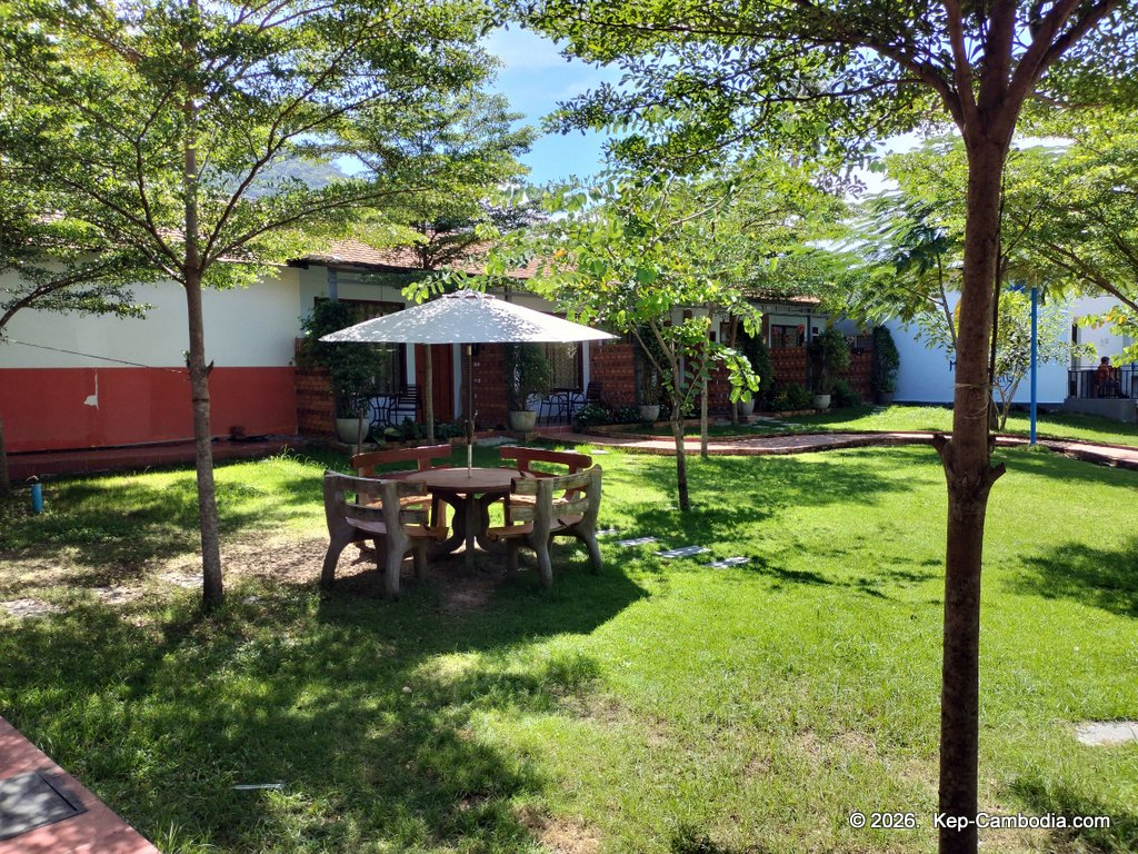 Homestay at the Kep Crab Market in Cambodia.